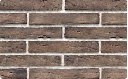 brown linear handmade brick